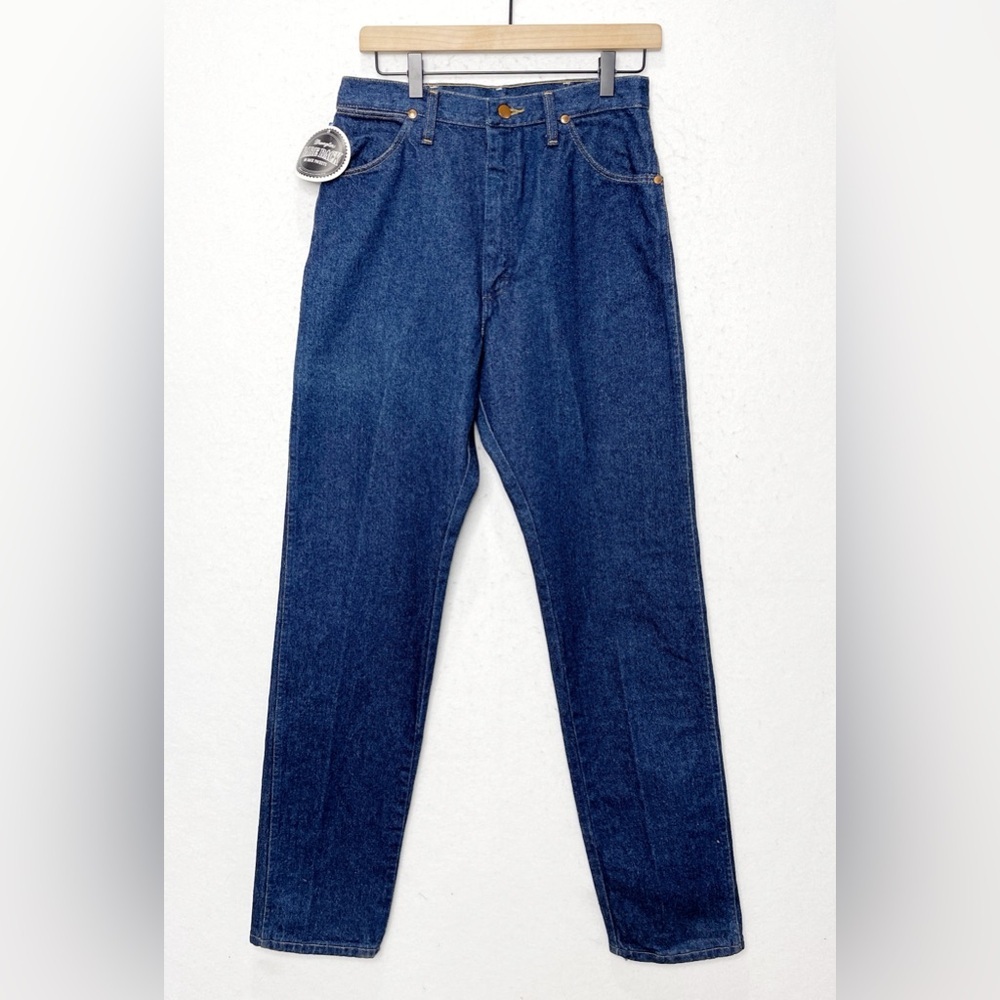 Vintage 90's Wrangler Bare Back Slim Fit Cowboy Cut High Rise Jeans 11x34 Rodeo